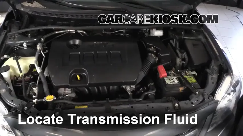 2012 Toyota Corolla LE 1.8L 4 Cyl. Transmission Fluid Check Fluid Level